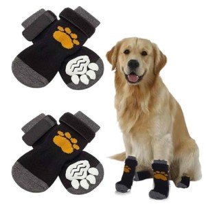 Dog Paw Protectors - 2 Pairs for Injury Relief
