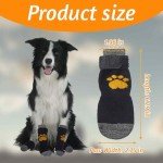 Dog Paw Protectors - 2 Pairs for Injury Relief