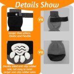 Dog Paw Protectors - 2 Pairs for Injury Relief