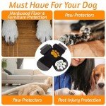 Dog Paw Protectors - 2 Pairs for Injury Relief