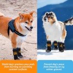 Dog Paw Protectors - 2 Pairs for Injury Relief