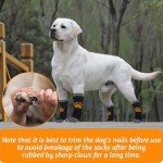 Dog Paw Protectors - 2 Pairs for Injury Relief