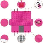 Dog Back Seat Cover for Cars and SUVs - Pink