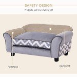 Cozy Dog Sofa Bed for Small Pets - Grey