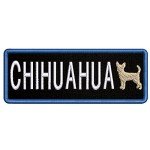 Chihuahua Embroidered Iron-On Patch for Pets
