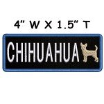 Chihuahua Embroidered Iron-On Patch for Pets