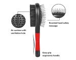 2-Sided Dog Brush for Shedding and Grooming
