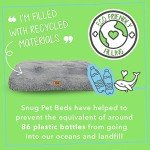 Extra Large Snug Fluffy Dog Bed - Grey