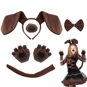 Dachshund Costume Set for Dogs - 5 Pieces