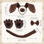 Dachshund Costume Set for Dogs - 5 Pieces