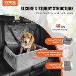 VEVOR Dog Car Booster Seat with Storage Pocket