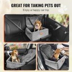 VEVOR Dog Car Booster Seat with Storage Pocket