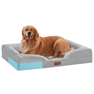 Large Washable Orthopedic Memory Foam Dog Bed