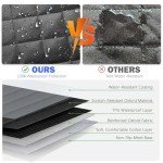 Yonktoo Waterproof Dog Car Seat Cover - Black