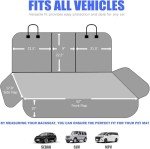 Yonktoo Waterproof Dog Car Seat Cover - Black