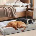Large Washable Orthopedic Memory Foam Dog Bed