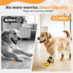 Reflective Anti-Slip Dog Socks for Injured Paws