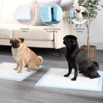 100 Pack Leakproof Puppy Training Pads - 60x60 cm