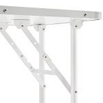 Foldable Pet Grooming Table with Adjustable Arm - Pink