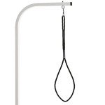 Foldable Pet Grooming Table with Adjustable Arm - Pink