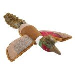 Interactive Squeaky Plush Pheasant Dog Toy