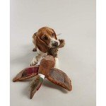 Interactive Squeaky Plush Pheasant Dog Toy