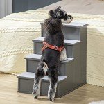 PawHut Wooden Pet Steps for Dogs and Cats