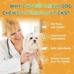 CeliAeh Flea & Tick Chews for Dogs - 180 Count
