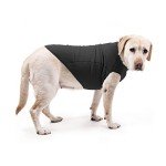 Fleece Sweater Vest for Large Dogs: Black