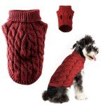 Norhogo Cozy Red Dog Sweater Jumper (XL)
