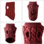 Norhogo Cozy Red Dog Sweater Jumper (XL)