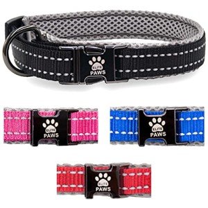 Elite Paws™ Premium Reflective Dog Collar 25-30cm