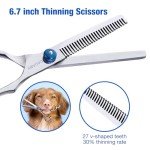 3-in-1 Dog Grooming Scissors Kit with Safety Tips
