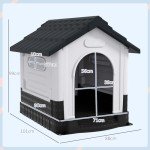 PawHut Outdoor Dog Kennel with Water-Resistant Design