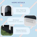 PawHut Outdoor Dog Kennel with Water-Resistant Design