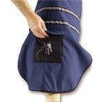 Blue Fleece-Lined Reflective Dog Jacket, Small