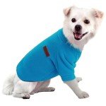 Cozy Medium Dog Fleece Hoodie in Blue