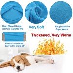 Cozy Medium Dog Fleece Hoodie in Blue