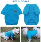 Cozy Medium Dog Fleece Hoodie in Blue
