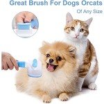 Self-Cleaning Dog Grooming Brush with Smooth Handle