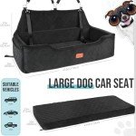 Washable Dog Car Seat for 2 Medium Dogs