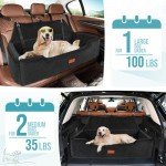 Washable Dog Car Seat for 2 Medium Dogs