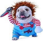 Funny Halloween Chucky Costume for Dogs & Cats
