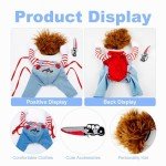 Funny Halloween Chucky Costume for Dogs & Cats