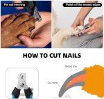 Dog Nail Clippers with Quick Safety Sensor