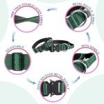 Heavy Duty Adjustable Dog Collar with Handle