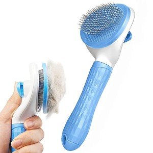 Self-Cleaning Slicker Brush for Dogs and Cats