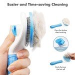Self-Cleaning Slicker Brush for Dogs and Cats