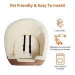 Amazon Basics Dog Car Booster Seat - Beige