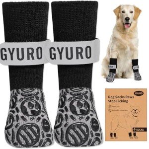 Adjustable Anti-Slip Dog Socks for Paw Protection